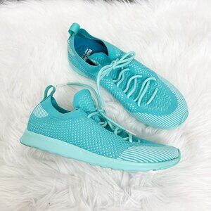 Native Shoes Womens 7 AP Mercury Liteknit Slip On Lightweight Sherbert Blue Aqua